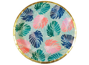 Tropical Theme Party Plates - Pack of 8 Tropical Theme Party Plates - Pack of 8
