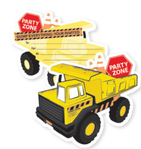 Construction Theme Party Invitations Construction Theme Party Invitations