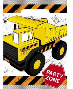 Construction Theme Party Loot Bags. Pack of 8 Construction Theme Party Loot Bags. Pack of 8