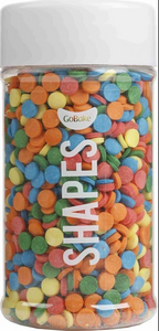 Rainbow confetti 5mm sprinkles by GoBake Rainbow confetti 5mm sprinkles by GoBake