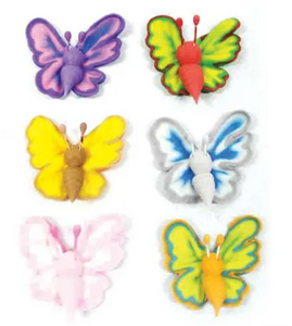Edible Mini Butterfly Sugar Decorations x6 Edible Mini Butterfly Sugar Decorations x6