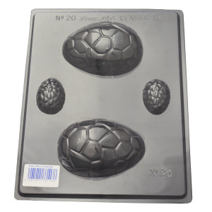 Medium Cracked Egg Chocolate Mould - Homestyle Chocolates #20 Medium Cracked Egg Chocolate Mould - Homestyle Chocolates #20