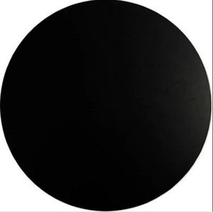 12 Inch Black Matt Round Cake Board. 6mm thick