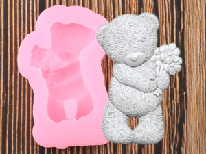 Cute Wee Teddy Bear Silicone Mould Cute Wee Teddy Bear Silicone Mould