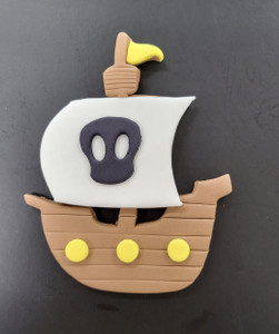 Pirate Ship Edible Cake Decoration Pirate Ship Edible Cake Decoration