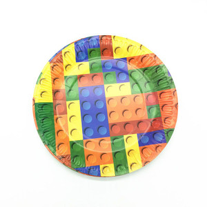 Lego Theme Party Plates - Pack of 10 Lego Theme Party Plates - Pack of 10