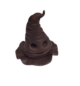 Harry Potter edible cake decorations including Hedwig, wand, glasses, Golden Snitch and Sorting Hat, sold individually.