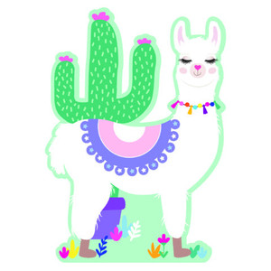 Llama Party Invitations - 8 Pack Llama Party Invitations - 8 Pack