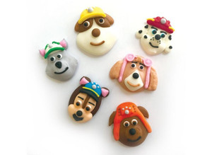 Paw Patrol Edible Cupcake Decorations x6 Paw Patrol Edible Cupcake Decorations x6