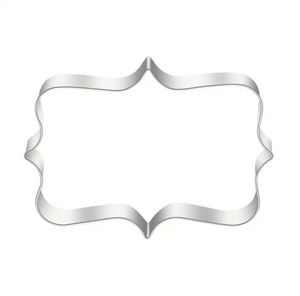 Plaque Shape Cookie Cutter - Stainless Steel Plaque Shape Cookie Cutter - Stainless Steel