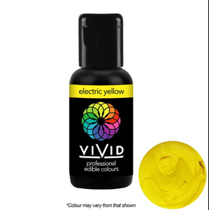 Vivid Electric Yellow Food Colouring Gel 21gm Vivid Electric Yellow Food Colouring Gel 21gm