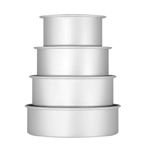 Set of 4 Round Baking Tins - Pro Pan Set of 4 Round Baking Tins - Pro Pan