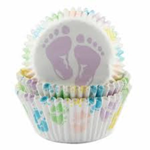 Wilton Baby Feet Baking Cups x75 Wilton Baby Feet Baking Cups x75