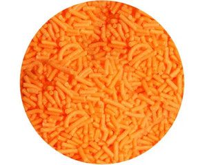 Orange Sprinkle Hail/ Jimmies 30gm Orange Sprinkle Hail/ Jimmies 30gm