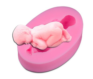 Sleeping Baby Silicone Mould. Perfect for Cake Decorating Sleeping Baby Silicone Mould. Perfect for Cake Decorating