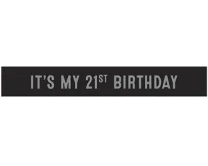 21st Birthday Party Sash 21st Birthday Party Sash