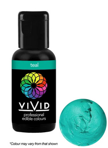 Vivid Teal Food Colouring Gel Vivid Teal Food Colouring Gel