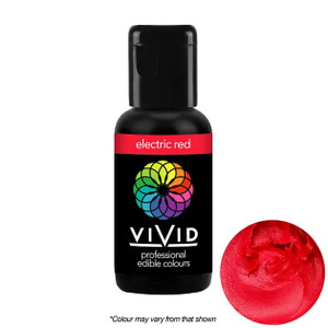 Vivid Electric Red Food Colouring Gel