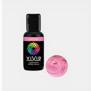 Vivid Soft Pink Food Colouring Gel. Vibrant