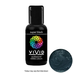 Vivid Super Black Food Colouring Gel