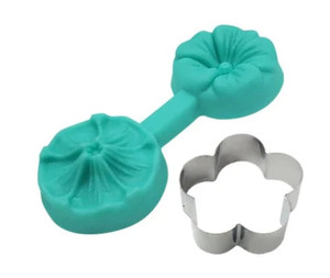 Classic Flower Cutter and Silicone Veiner Classic Flower Cutter and Silicone Veiner