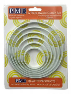 PME Round Cutter Set 6 Piece PME Round Cutter Set 6 Piece