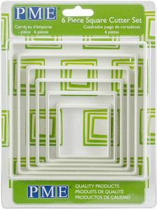 PME Square Cutter Set 6 Piece PME Square Cutter Set 6 Piece