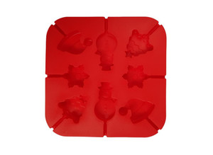 Christmas Silicone Chocolate Mould - 8 Cavity Christmas Silicone Chocolate Mould - 8 Cavity