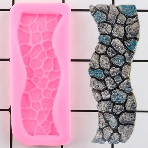 Fairy Garden Cobblestone Path Silicone Mould Fairy Garden Cobblestone Path Silicone Mould