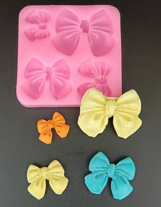 Silicone Bow Mould - 4 Sizes Silicone Bow Mould - 4 Sizes