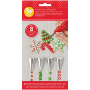 Xmas Cookie Decorating Set - 12 Pieces - Wilton Xmas Cookie Decorating Set - 12 Pieces - Wilton