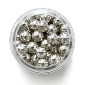 Silver 8mm Sugar Balls 40gm Silver 8mm Sugar Balls 40gm