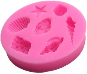 Shell Assortment Silicone Mould - 7 cavity Shell Assortment Silicone Mould - 7 cavity