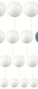 White Ball Cake Decorations - Non Edible White Ball Cake Decorations - Non Edible