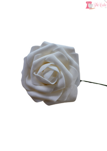Artificial rose stem cake decoration for elegant floral styling