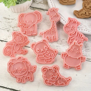 Animal Cookie/ Fondant Cutters - 8 Piece Set Animal Cookie/ Fondant Cutters - 8 Piece Set