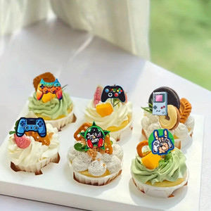 Video Game Cupcake Picks x12. Quality Card Video Game Cupcake Picks x12. Quality Card