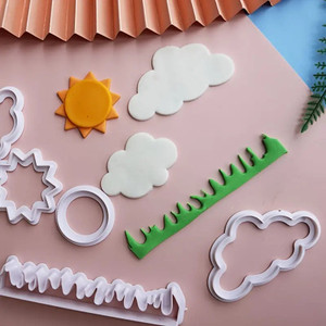 Landscape Fondant Cutter Set. Quality Plastic Landscape Fondant Cutter Set. Quality Plastic
