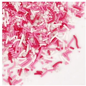 Cotton Candy Pink & White Cake Sprinkles 30gm Cotton Candy Pink & White Cake Sprinkles 30gm