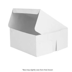 10 x 10 x 4 Cake Box - Hinged Lid 10 x 10 x 4 Cake Box - Hinged Lid