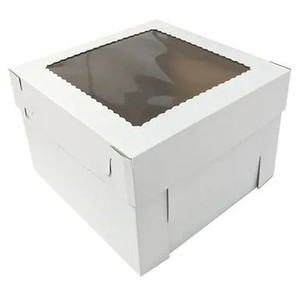 12 x 8 Cake Box With Top Window 12 x 8 Cake Box With Top Window