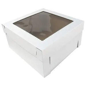16 x 8 Cake Box With Top Window 16 x 8 Cake Box With Top Window