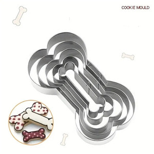 5 Piece Dog Bone Cookie Cutter Set 5 Piece Dog Bone Cookie Cutter Set