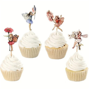Enchanted Fairy Cupcake Picks x12 Enchanted Fairy Cupcake Picks x12