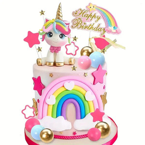 Unicorn Cake Decoration Set Unicorn Cake Decoration Set