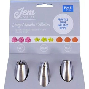 Jem Large Cupcake Collection Piping Nozzle Set Jem Large Cupcake Collection Piping Nozzle Set