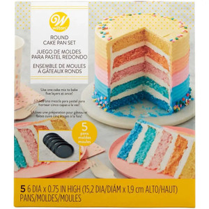 Versatile Wilton Easy Layers 6 Inch Pan Set Versatile Wilton Easy Layers 6 Inch Pan Set