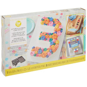 Versatile Wilton Letters & Numbers Cake Pan Set Versatile Wilton Letters & Numbers Cake Pan Set