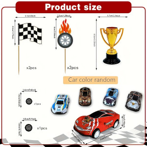 Race Car Cake Decoration Set. Decorate With Ease Race Car Cake Decoration Set. Decorate With Ease