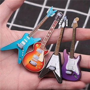 Set of Guitar Cake Decorations - 4 Piece Set of Guitar Cake Decorations - 4 Piece